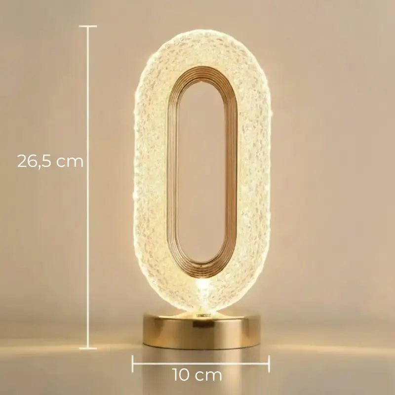 Luminária de Mesa Decorativa Oval