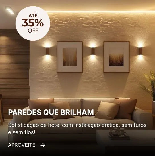 Paredes que brilham