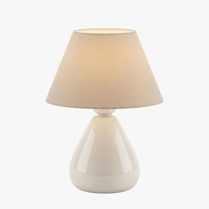 Abajur de Mesa Gota em Cêramica Para Quarto