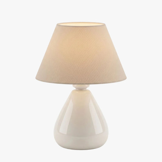 Abajur de Mesa Gota em Cêramica Para Quarto