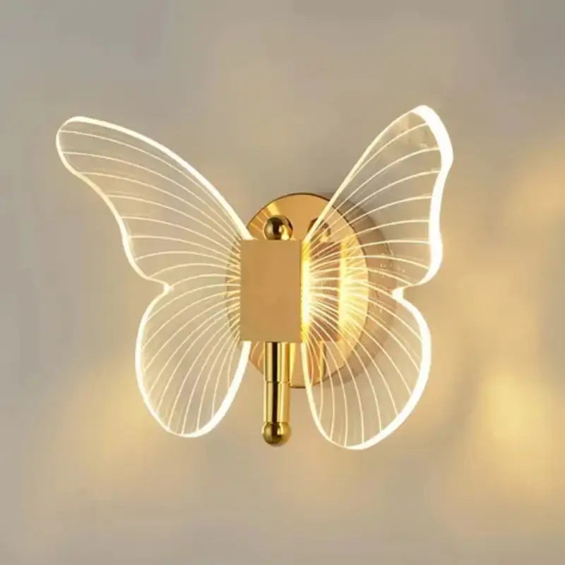 Arandela de Parede Borboleta Sofisticada