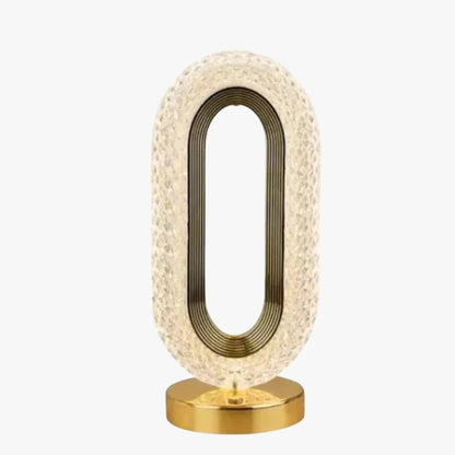 Luminária de Mesa Decorativa Oval