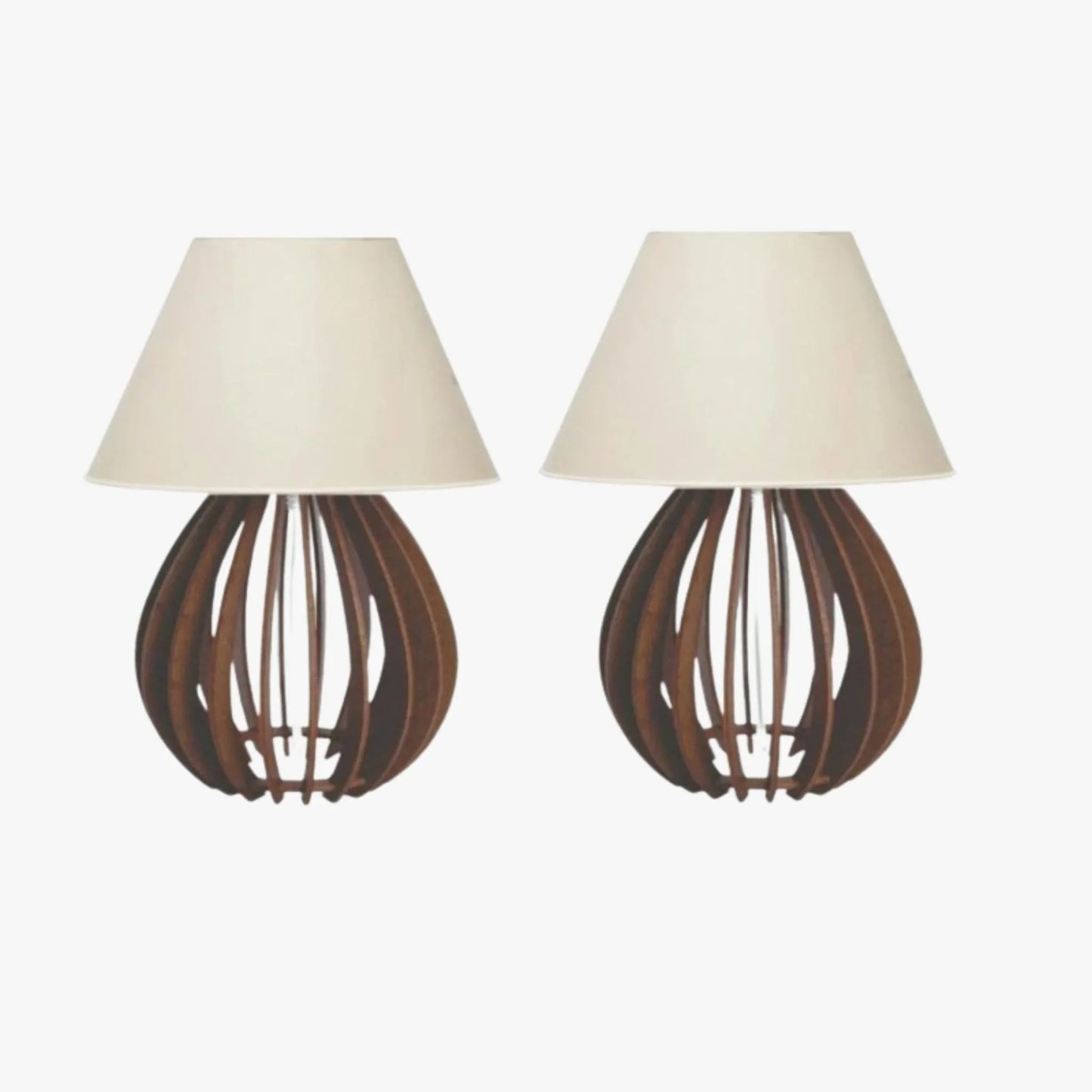 Par de Abajures de Mesa Boho para Cabeceira de Cama