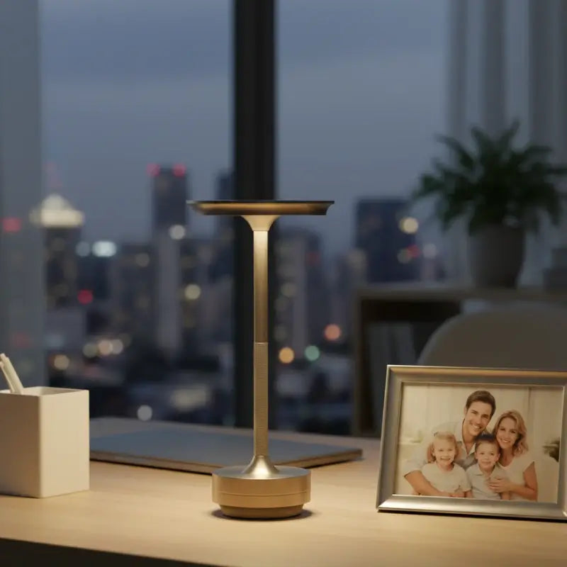 Luminária de Mesa LED Sem Fio 3 Tons de Luz