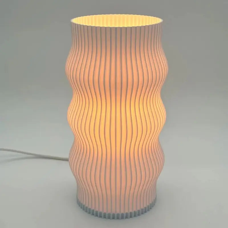 Luminária de Mesa Decorativa Design Ondulada