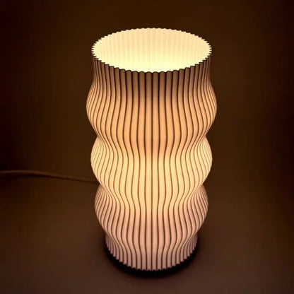 Luminária de Mesa Decorativa Design Ondulada