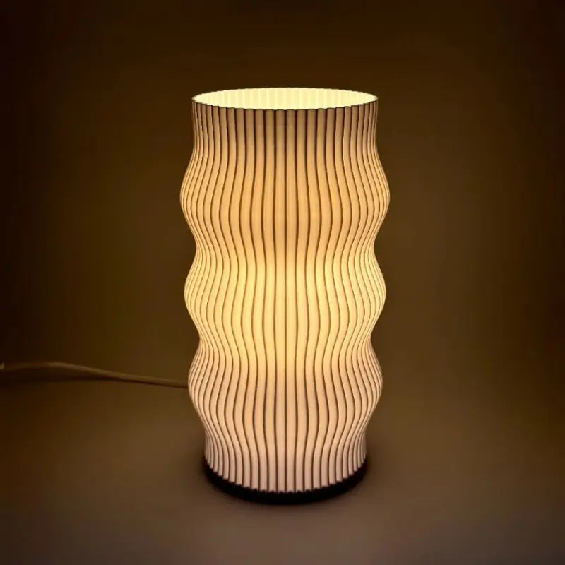 Luminária de Mesa Decorativa Design Ondulada