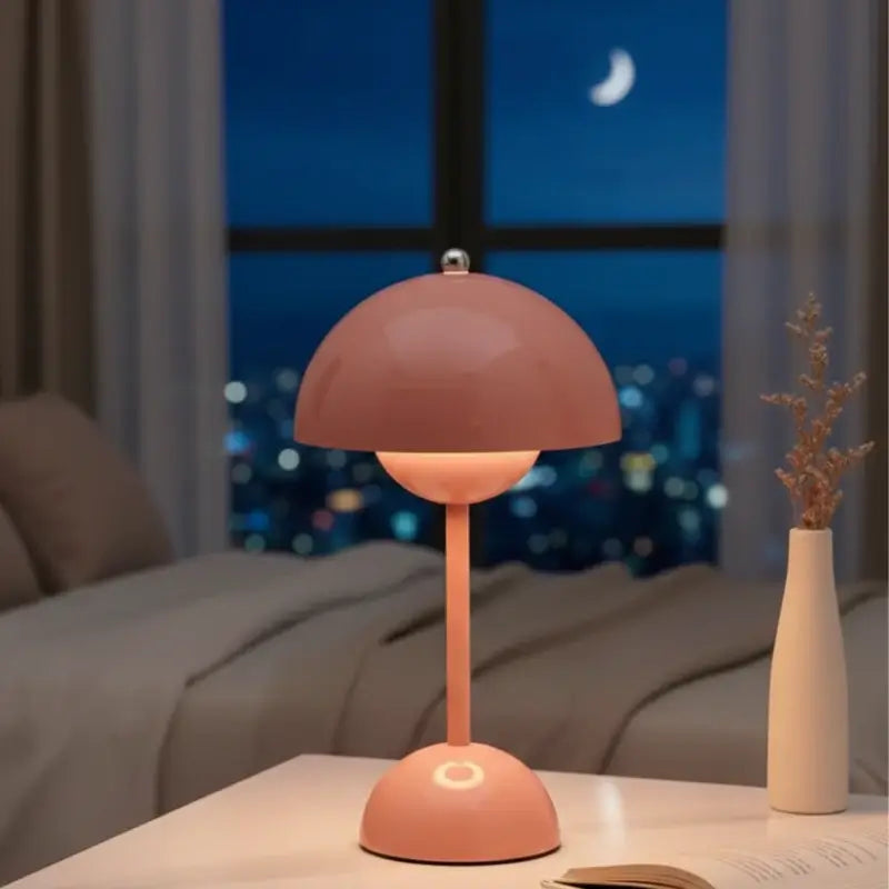 Luminária de Mesa Decorativa Cogumelo sem Fio