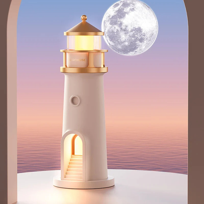 Luminária de Mesa Decorativa Farol Projetor Lua