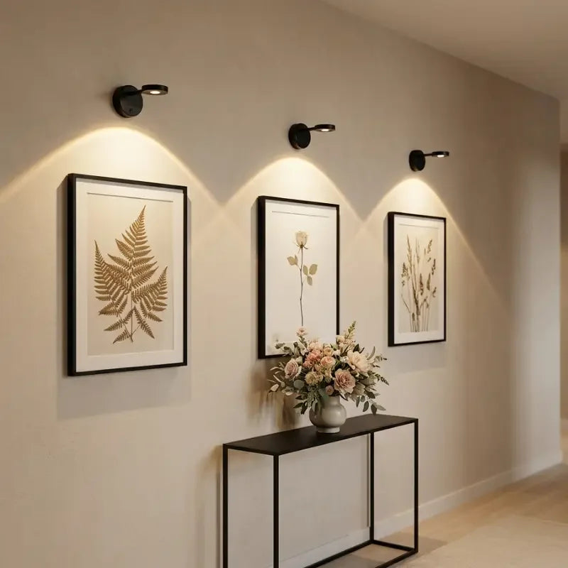 Luminária de Parede LED com Sensor de Movimento Sem Fio