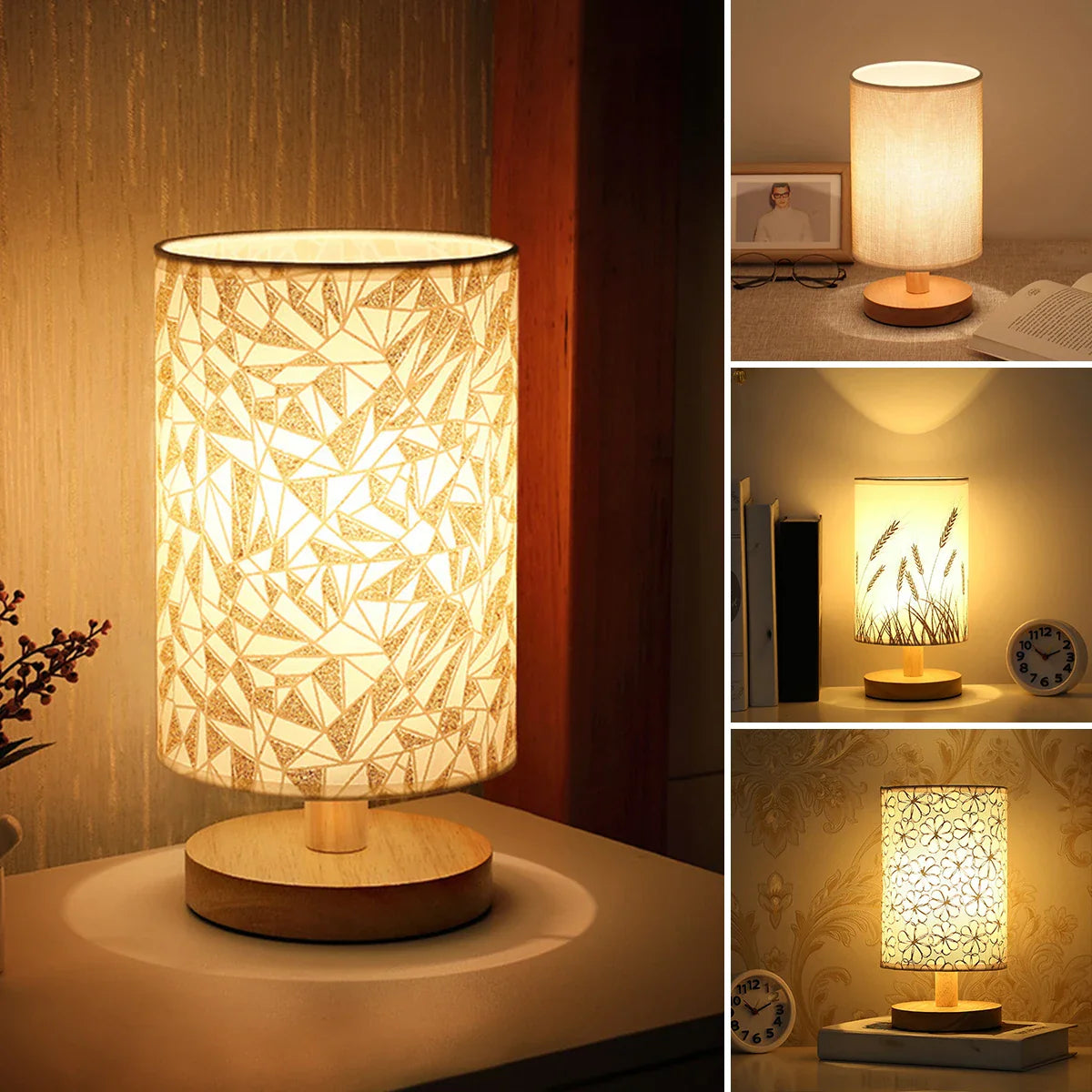 Luminária de Mesa abajur Led Vintage