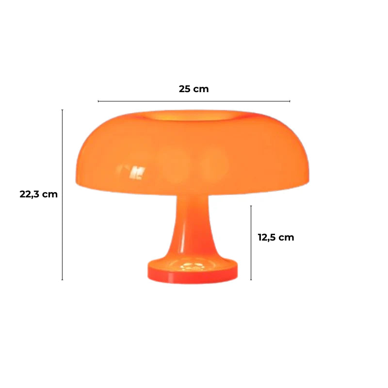 Abajur de LED Cogumelo Retrô USB