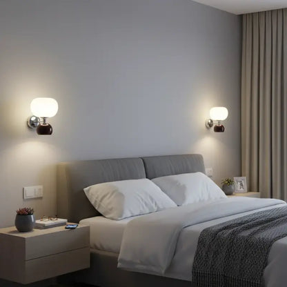 Arandela Dupla Interna e Decorativa Estilo Abóbora