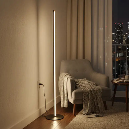 Luminária de Chão Barra Led Minimalista