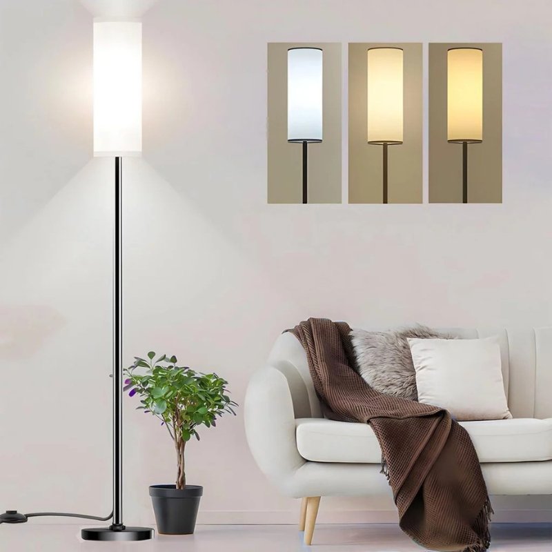 Luminária de Chão Minimalista Luz Ajustável