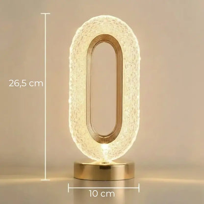 Luminária de Mesa Decorativa Oval