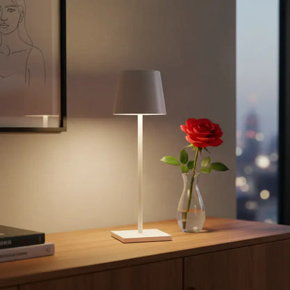 Luminária de Mesa Sem Fio Decorativa Dimerizável