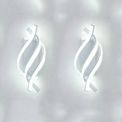 Arandela de Parede Led Espiral Moderna