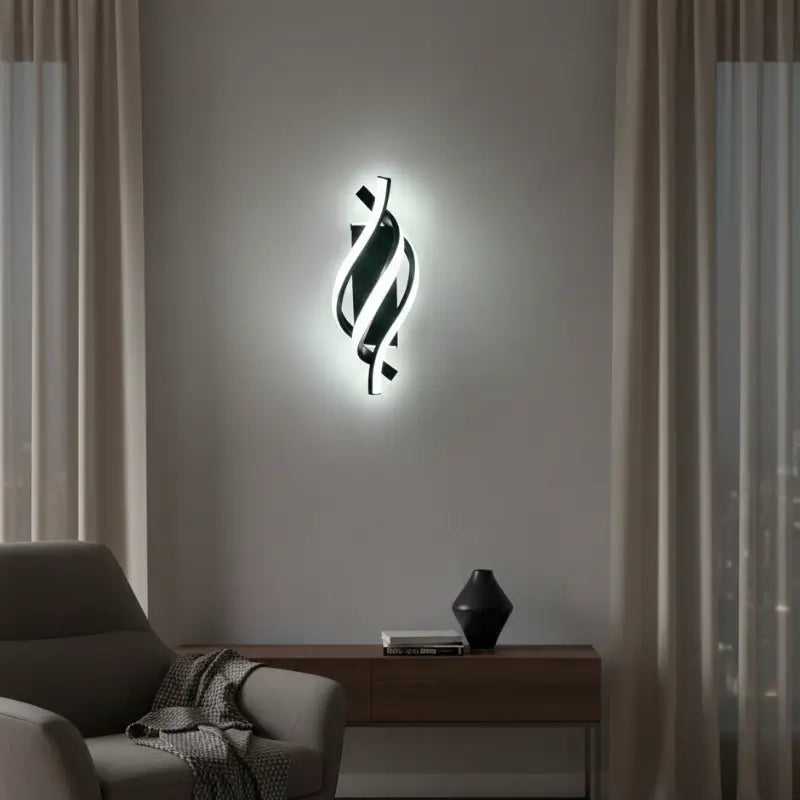 Arandela de Parede Led Espiral Moderna