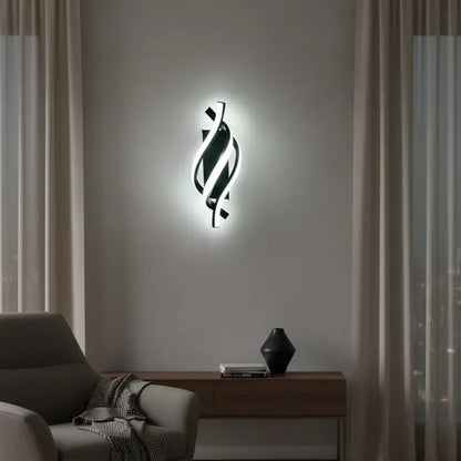 Arandela de Parede Led Espiral Moderna
