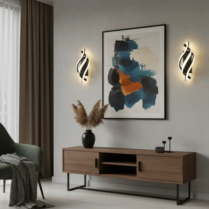 Arandela de Parede Led Espiral Moderna