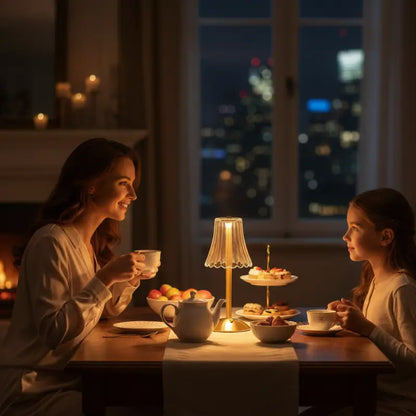 Luminária de Mesa Sem Fio Abajur Elegance
