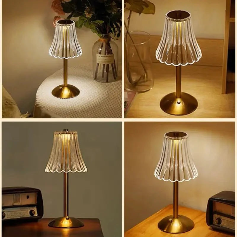 Luminária de Mesa Sem Fio Abajur Elegance
