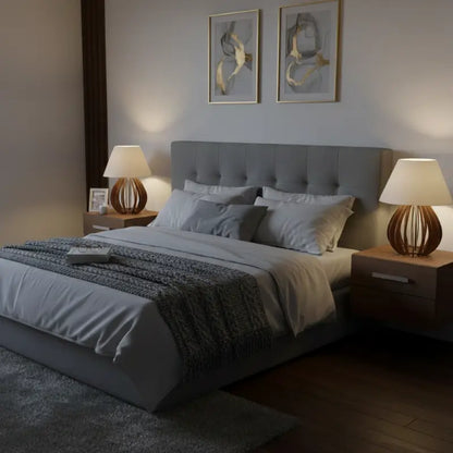 Par de Abajures de Mesa Boho para Cabeceira de Cama