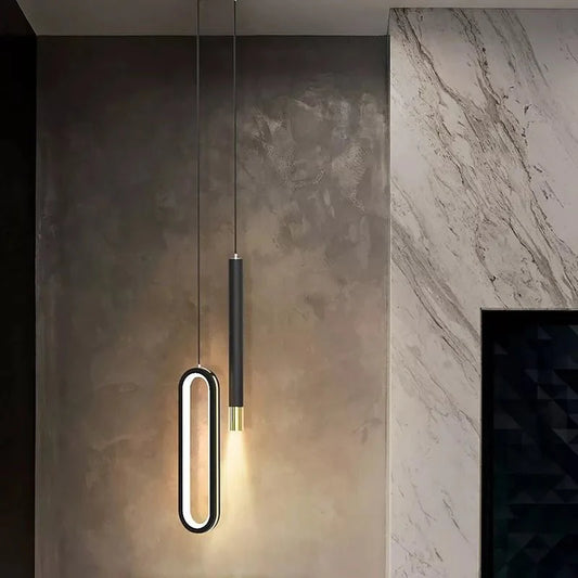 Pendente Led Duplo Minimalista